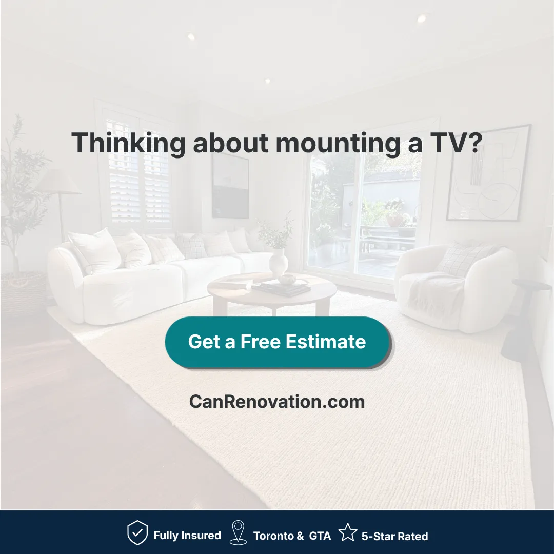 Full-Motion TV Mount Installation – GTA
